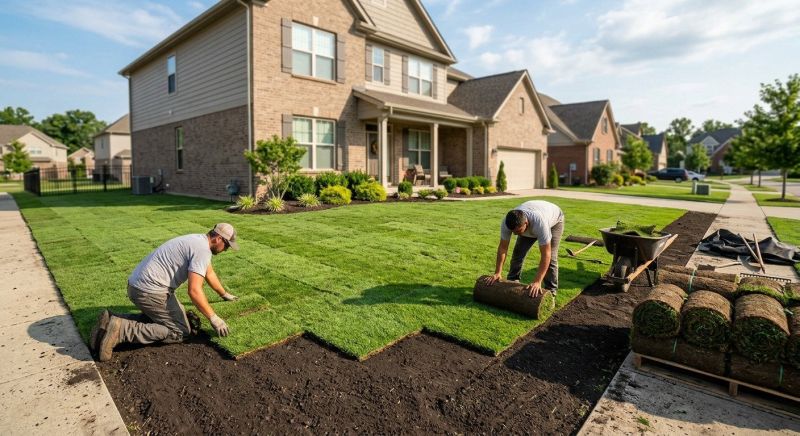 Bahia Sod Installation in Rockwall, TX