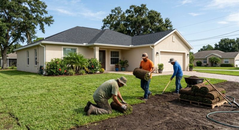 Bahia Sod Installation in Aiken, SC