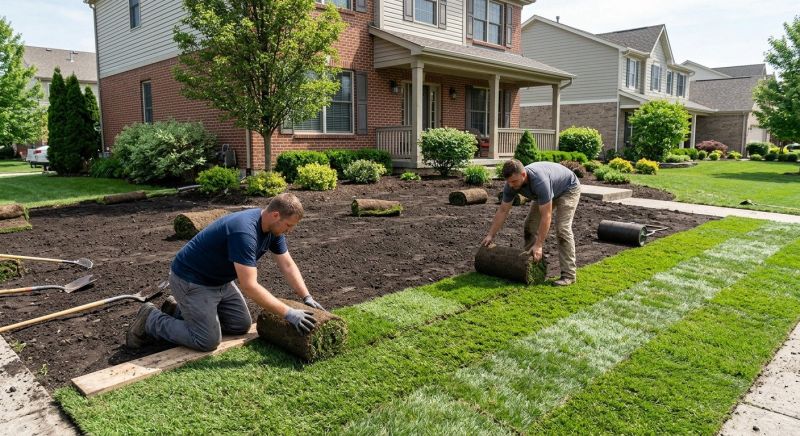 Bluegrass Sod Installation in Ventura County, CA