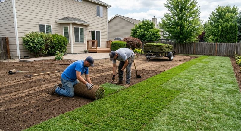 Centipede Sod Installation in Aiken, SC