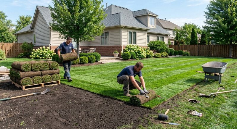Fescue Sod Installation in Aiken, SC