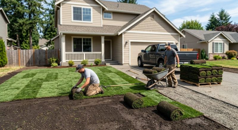 Grass Installation in Aiken, SC